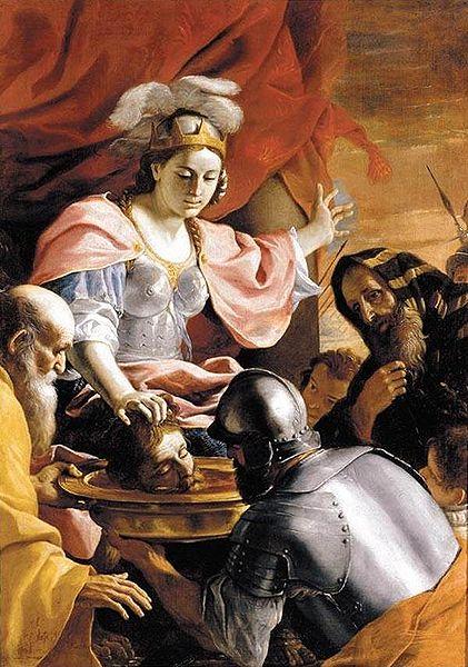 Mattia Preti Queen Tomyris Receiving the Head of Cyrus King of Persia Germany oil painting art